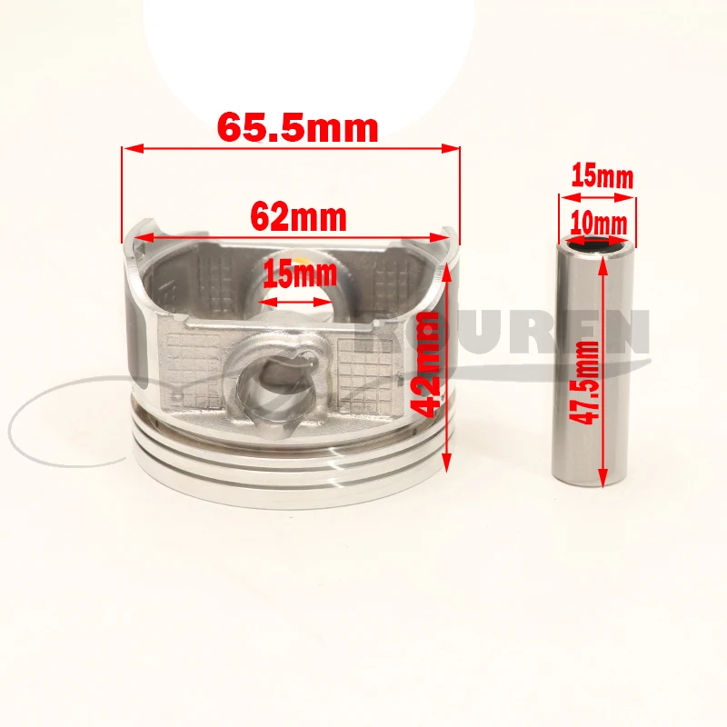65.5mm Piston & Ring Set For Zongshen Lifan Loncin 250cc CB250 Engine - ATV & Dirt Bike Engine Rebuild Part