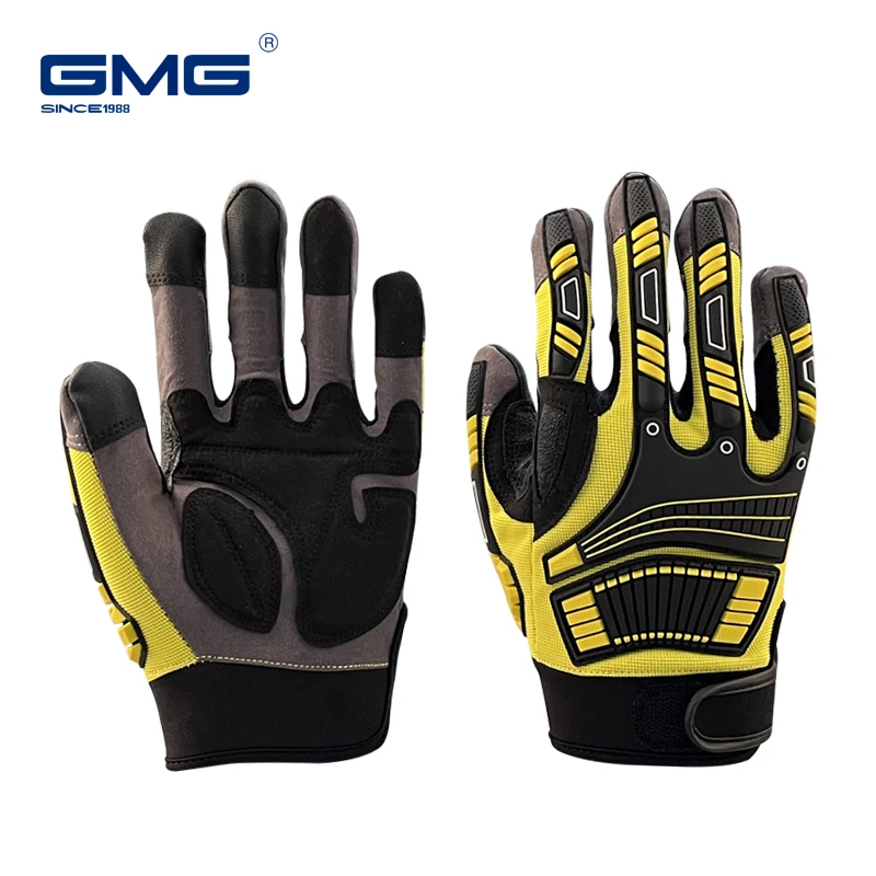 Work Gloves Anti Impact Vibration Gmg Tpr Safety Work Gloves Anti Cut Shock Absorbing Mechanics
