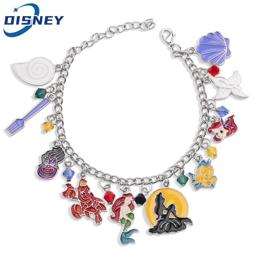 Ariel Little Mermaid Accessories Little Mermaid Charms Bracelet Disney Bracelet Aliexpress