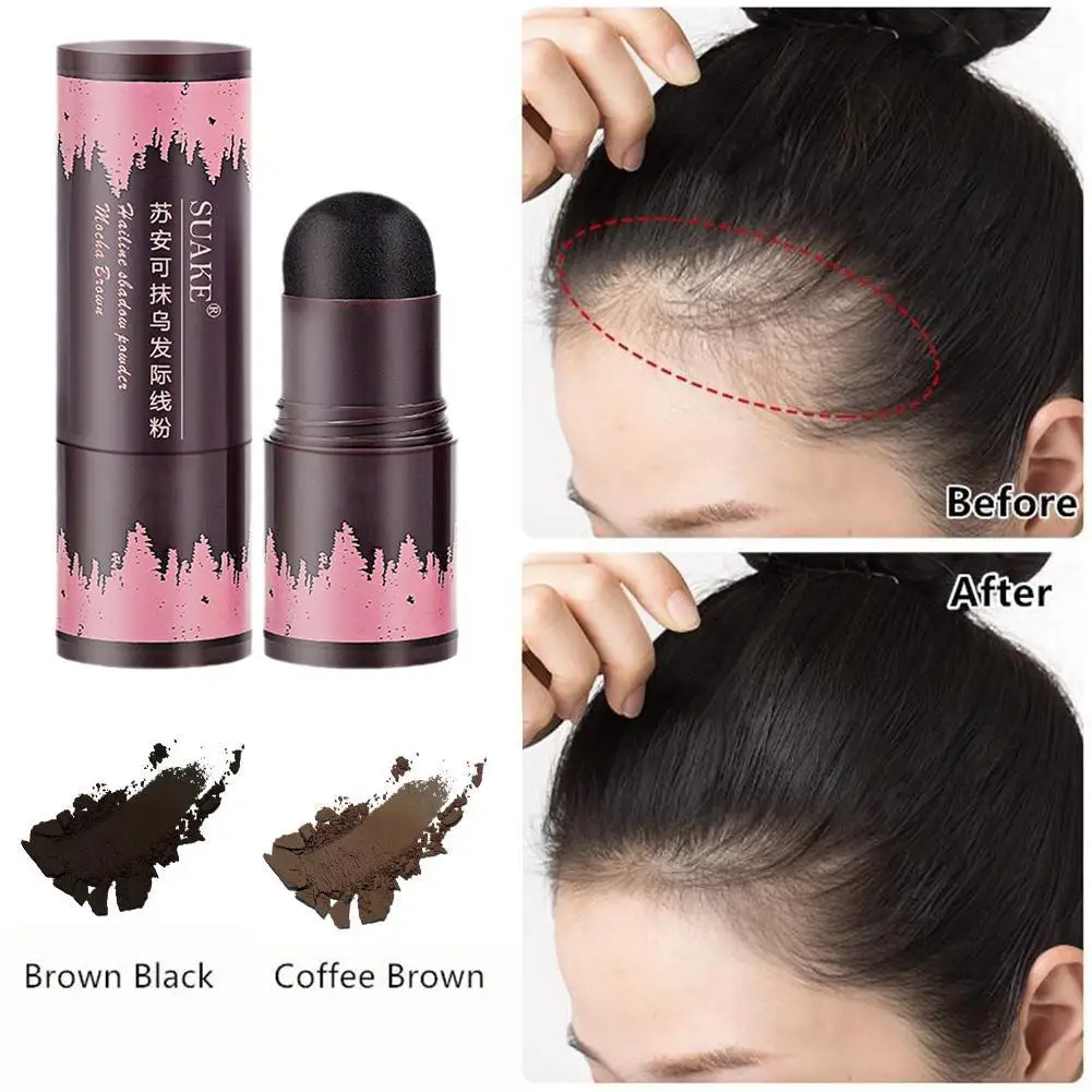 Hairline Powder Forehead Shadow Powder Hair Concealer Long Line Black Lasting Waterproof Root Up Hair Brown Natural Cover