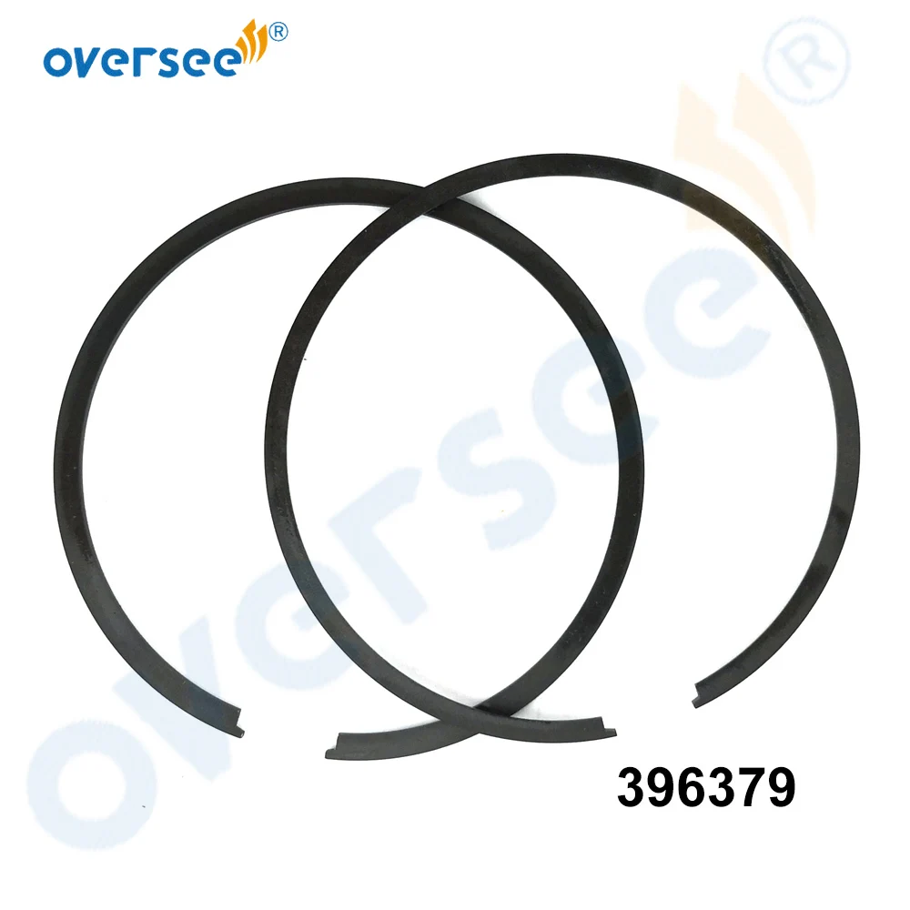 0396379 Oversize Piston Ring Set +050 for Evinrude, Johnson 25-35HP Outboard Engine 396379 385809