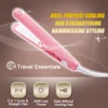 New Travel Hair Styling Tool Mini Hair Straightener Small Power Curling Irons Girls Air Bangs Portable Gift Splint Flat Iron 1