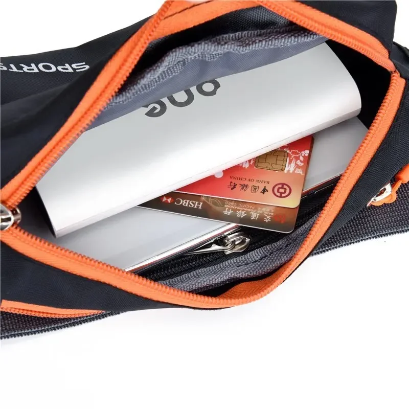 Móda pánské pás packs vodotěsný běžecký brašna outdoorové sportovní pás brašna vícebarevná jízdní mobilní telefon fanny pack tělocvična pytle