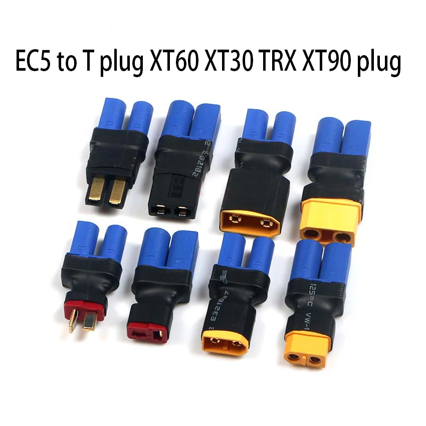 2 Pezzi Cavi Adattatori XT60 A T Plug 14AWG 10cm Per Batterie Lipo RC Elicotteri Quadricotteri
