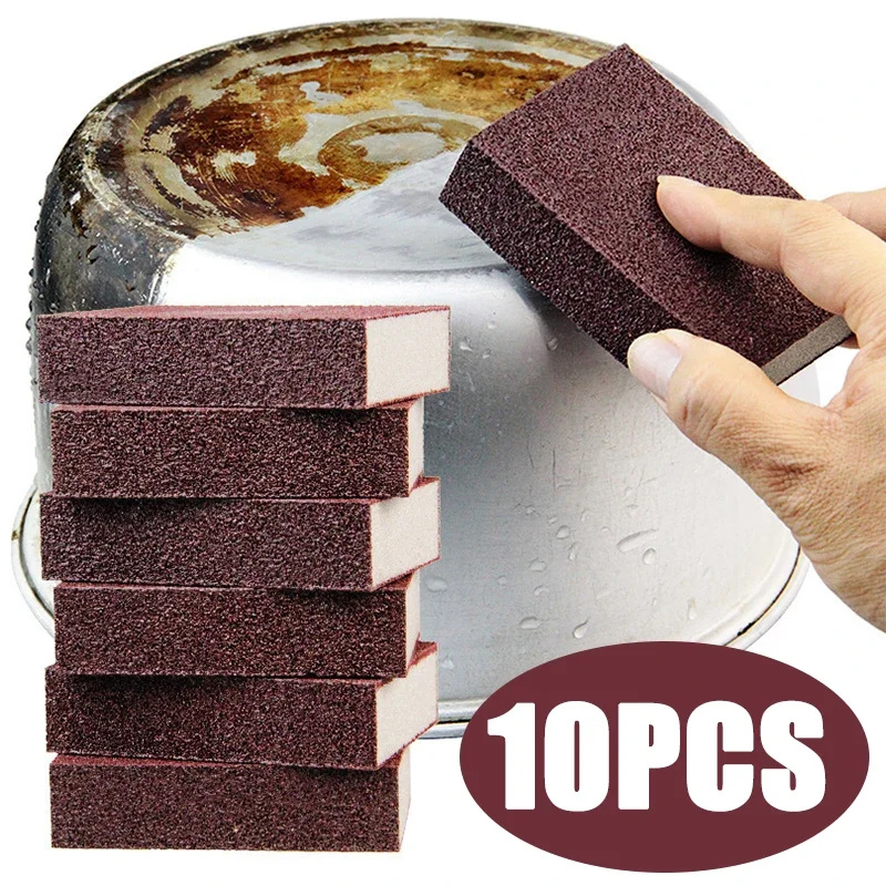 Magic Sponge Emery Kitchen Cleaning Sponge Descaling Clean Rub for Cooktop Pot Household Kitchen Bathroom Removing Rust Tools 1