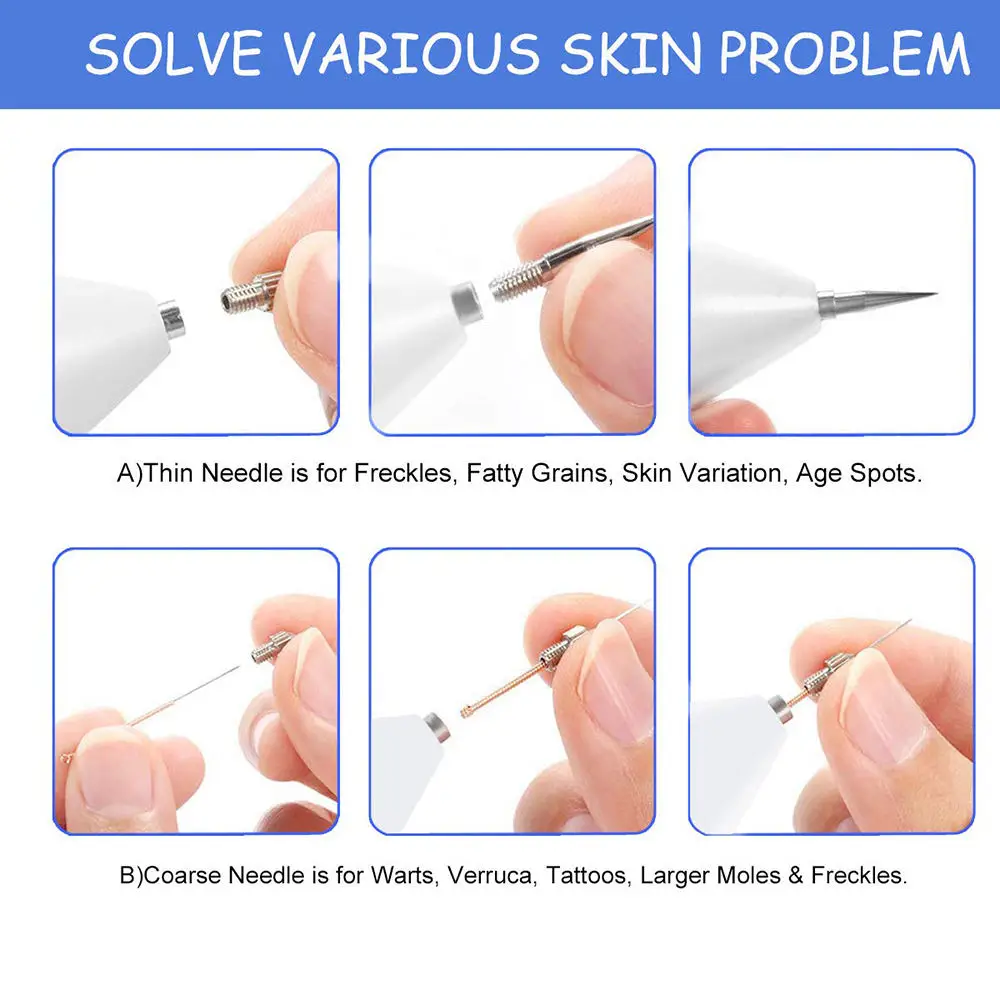 Laser Plasma Pen Freckle Skin Tags Remover Machine Skin Care Tool for Tattoo Mole Dark Spot Removal Home Beauty Salon Use