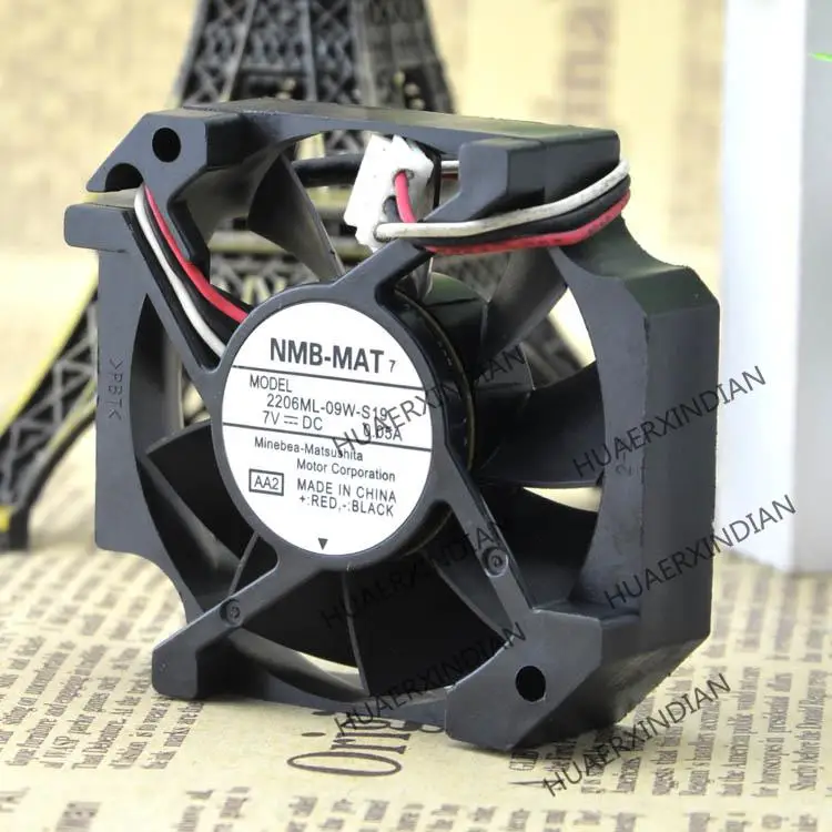 

New 2206ML-09W-S19 7V 0.07A 5.7CM 57*52MM USB Cooling Fan Assembly Kit