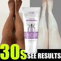 Crème blanchissante pour le corps, parties intimes, aisselles, genoux, cuisses, mélanine intérieure, Lotion éclaircissante, peau foncée, soins pour le corps blancs sains 3