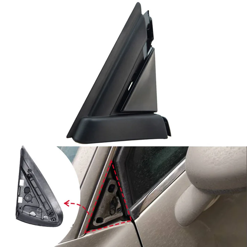 

For Citroen C4 C4L 2012 2013 2014 2015 Car Front Window Triangle Plate Side Mirror Corner Triangl Garnish Cover Panel
