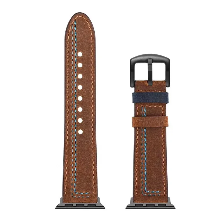 Timeless Vintage Leather Apple Watch Band – Premium Strap
