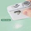 Electric Nail Clipper Cutter With LED Light Automatic Nail Grinder Polishing Trimmer For Baby Adult Mini Manicure Tools Care 3