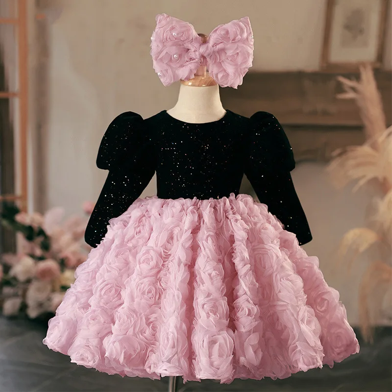 kids-formal-evening-party-dress-for-flower-girls-cute-princess-wedding-short-ball-gowns-luxury-pageant-prom-dresses-children