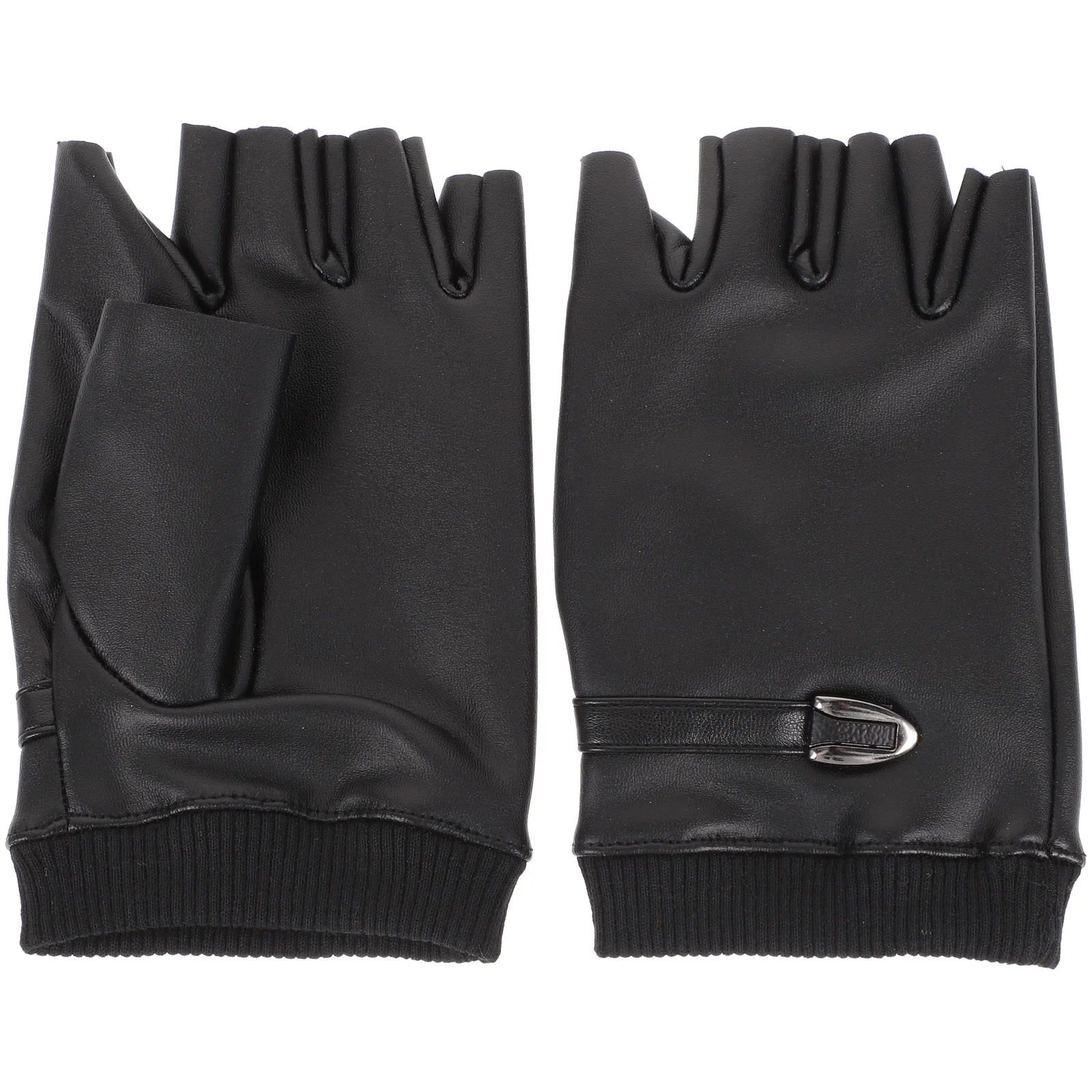 

PU Half-finger Round Gloves Cycling MTB Racing Gloves Moto Driving Gloves Carbon Fiber Protective Gear for Men Women