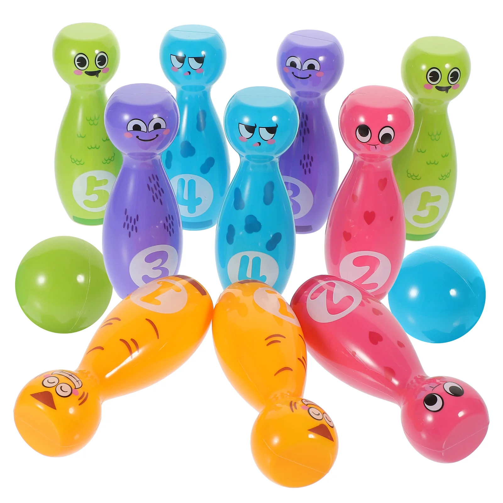 

1 Set of Kids Bowling Set Indoor Outdoor Games Toys Yard Games Bowling Set Sports Games