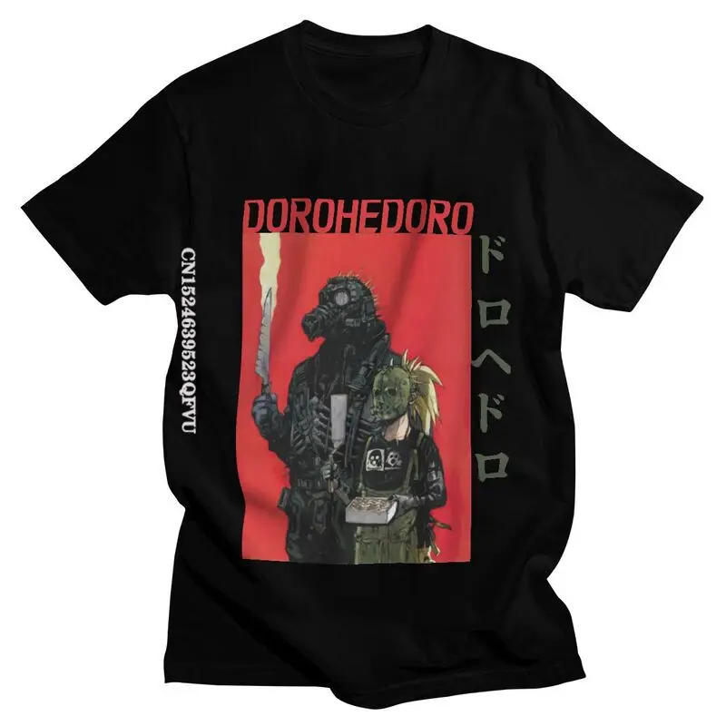 

Великолепная футболка Dorohedoro, Мужская футболка с эмо Y2k, одежда в готическом стиле, футболка с Аниме Манга Кайман, Nikaidou Q Hayashida, модная футболка