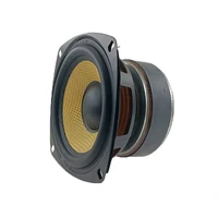 1pcs 4 Inch Mid Bass Speaker 4 Ohm 40W Fiberglass Basin Full Range Bookshelf Car Mounted  Audio Loudspeaker For Home Theater 2
