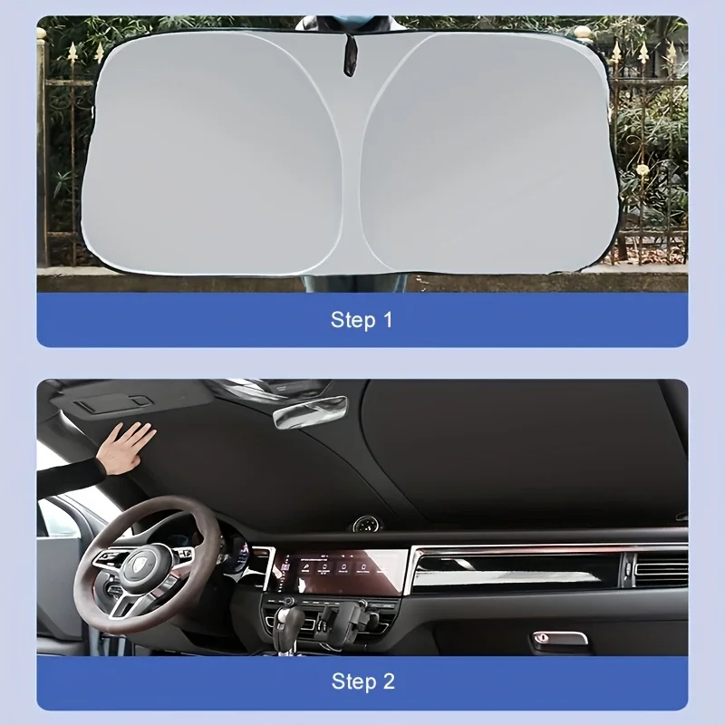 Car Sunshade UV reflection Windshield Umbrella Front Sun Shade Parasol Foldable Summer Protection Car Seat Heat Insulation For car sunshade windshield sunshade windshield sun shade
