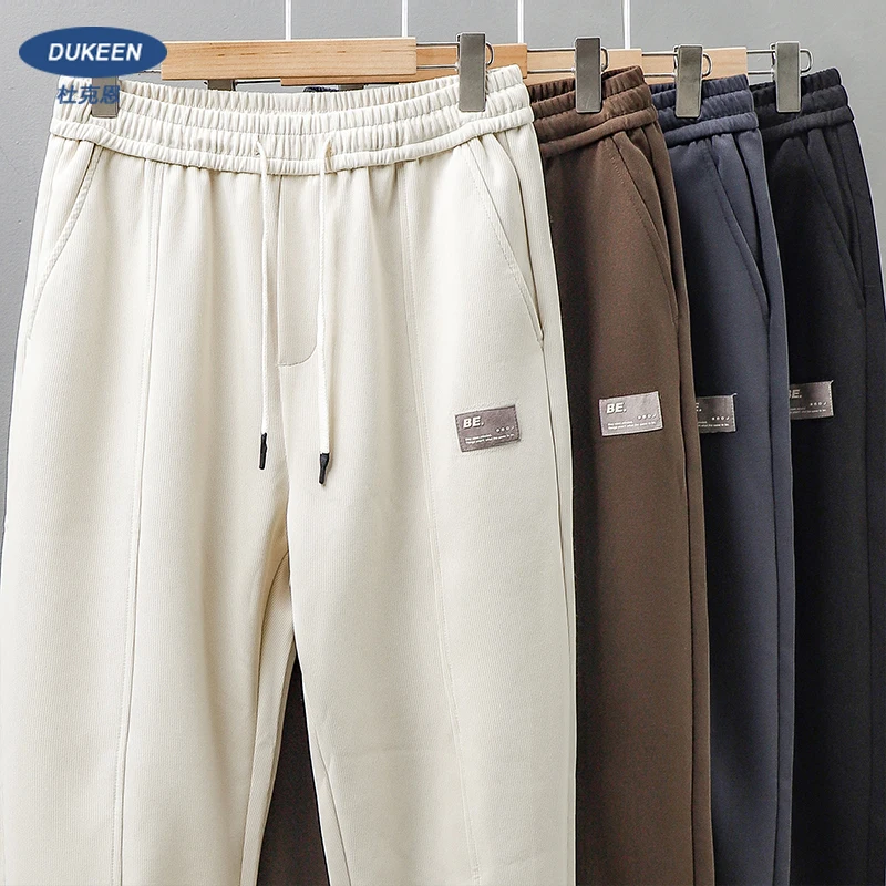 American Vertical Patterned Sanitary Men's Autumn Air Cotton HigH Street SportS With Patchwork Drape Pants And Leggings For