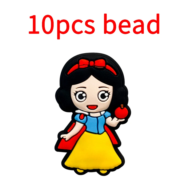 Disney Silicone Bead Baby Pacifier Bead Holder Silicone Dummy Pacifier Chain Accessories BPA-Free Customized 10pcs