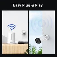 Annke 3MP 5MP беспроводные камеры безопасности 4CH NVR комплект видеонаблюдения ночного видения IP66 уличные 3,6 мм Wi-Fi камеры безопасности — изображение 6