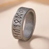 Vintage Odin nordique Viking amulette Rune anneaux pour hommes Cool en acier inoxydable celtique noeud anneau bijoux de mariage cadeaux de saint valentin