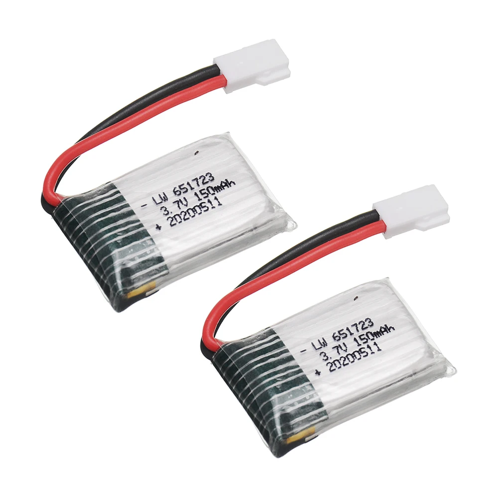 Piles rechargeables RC 150mAh-400mAh Lot 2-5 pour voiture hélicoptère drone