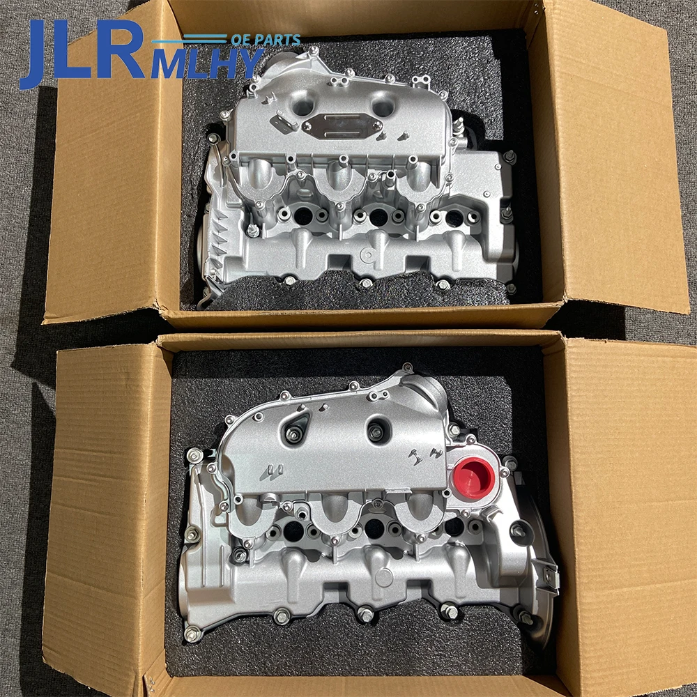 Aluminum INLET MANIFOLD COVER LEFT&RIGHT FITS RANGE ROVER SPORT 3.0 DIESEL DISCOVERY 4 JAGUAR XF & XJ LR057379 LR057380 inlet manifold cover
