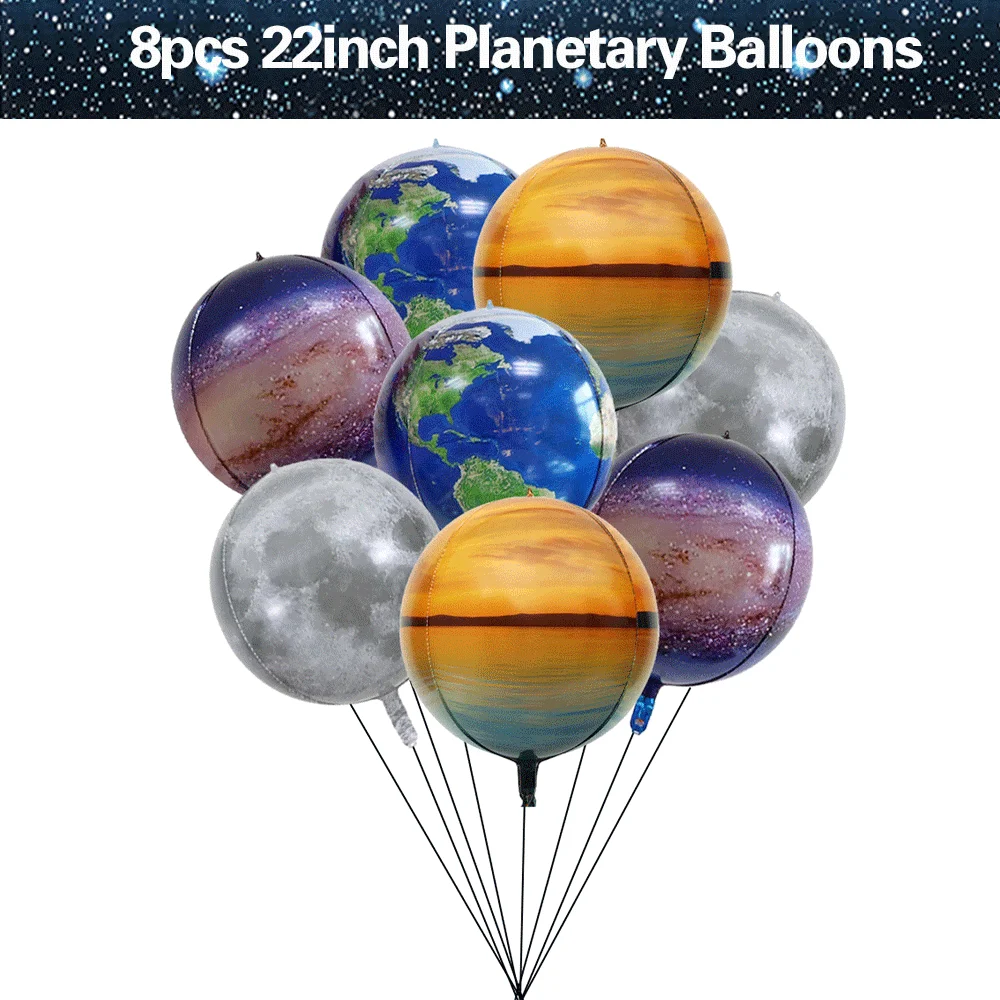 1set Galaxy Party Sternennacht Geschirr Set Weltraum Geburtstag Sterne Party Tisch Dekorationen Solar System Pappteller servietten – Detail 11