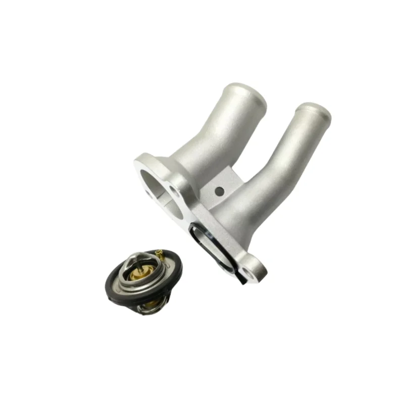 Engine Coolant Thermostat 1707050 2S6G-9K478-BC Thermostat Housing Coolant Flange for Ford Fiesta Focus C-Max B-Max Fusion Mondeo 1.4 1.6 16V 2S6G9K478BD