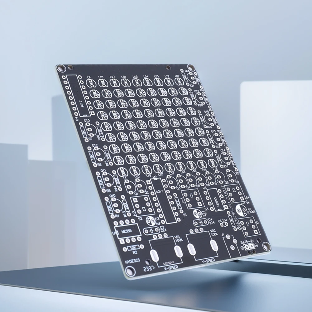 CHA-81 LED 라이트 납땜 연습 키트, USB/배터리 전원 공급 장치, 납땜 학습용 9x9 도트 매트릭스 보드