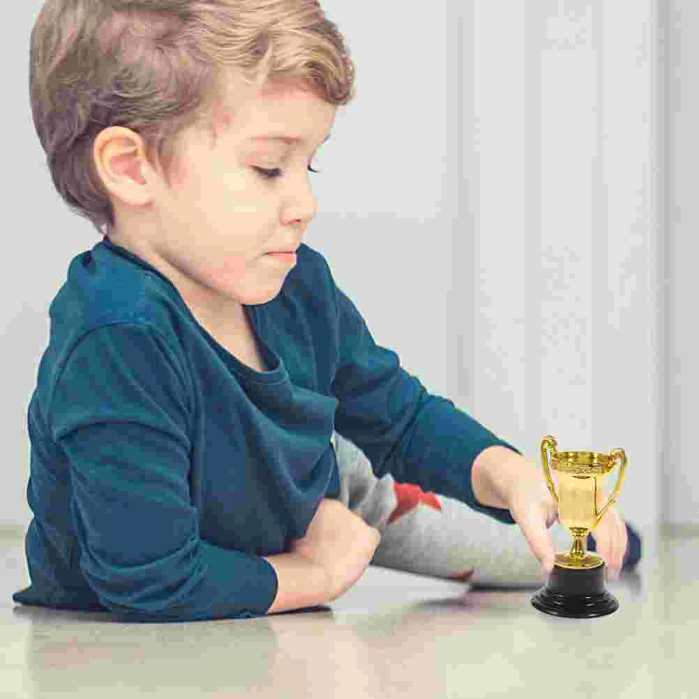 Trophy Trophies Award Kid Toys Mini Plastic Sports Gold Soccer Cup Reward Winner Football Kid Toy Baseball Awards Cups