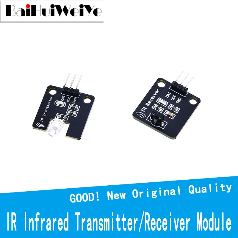 IR Infrared Transmitter Module Ir Digital 38khz Infrared Receiver Sensor Module For Arduino Electronic Building Block 2 200pcs tlp281 4 way optocoupler isolation module high and low level expansion board electronic building block module