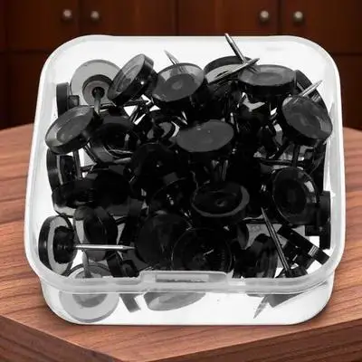 클래식 원형 헤드 푸시핀/썸타크 박스 포장, 간편 보관, 내마모성, 지도핀, 게시판 액세서리, 장
