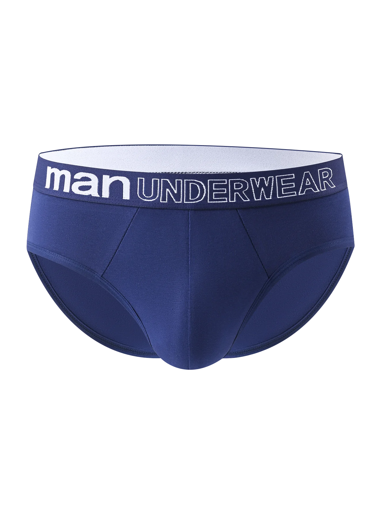 Men's 4-Pack Cotton Breathable Comfort Briefs - Trendy & Sporty Design