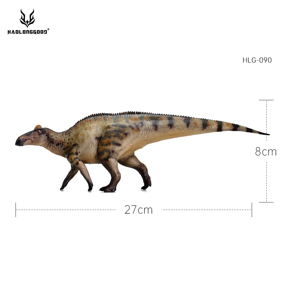 1:35 Haolonggood Edmontosaurus Dinosaurus Speelgoed Oude Prehistroy Diermodel