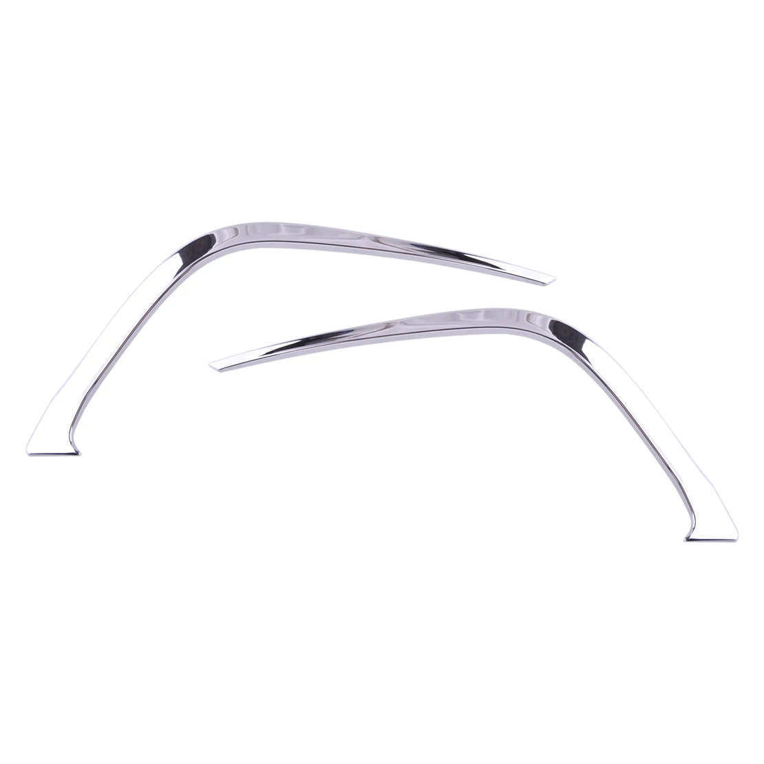 

2 шт., Декоративные Хромированные Серебристые противотуманные светильник ры на передний бампер для Toyota Highlander 2016, 2015, 2014