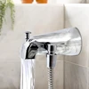 Tub Spout With Diverter, Bathtub Faucet With Shower Diverter And Hex Wrench Fits 1/2 Inch Copper Tube, 5.3 Inch 2