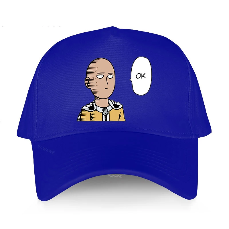 winter baseball cap One Punch Man Japanese Anime Baseball cap Harajuku Fashion Men outdoor leisure Dad hat Fashion women Cartoon sunhats navy seal baseball cap