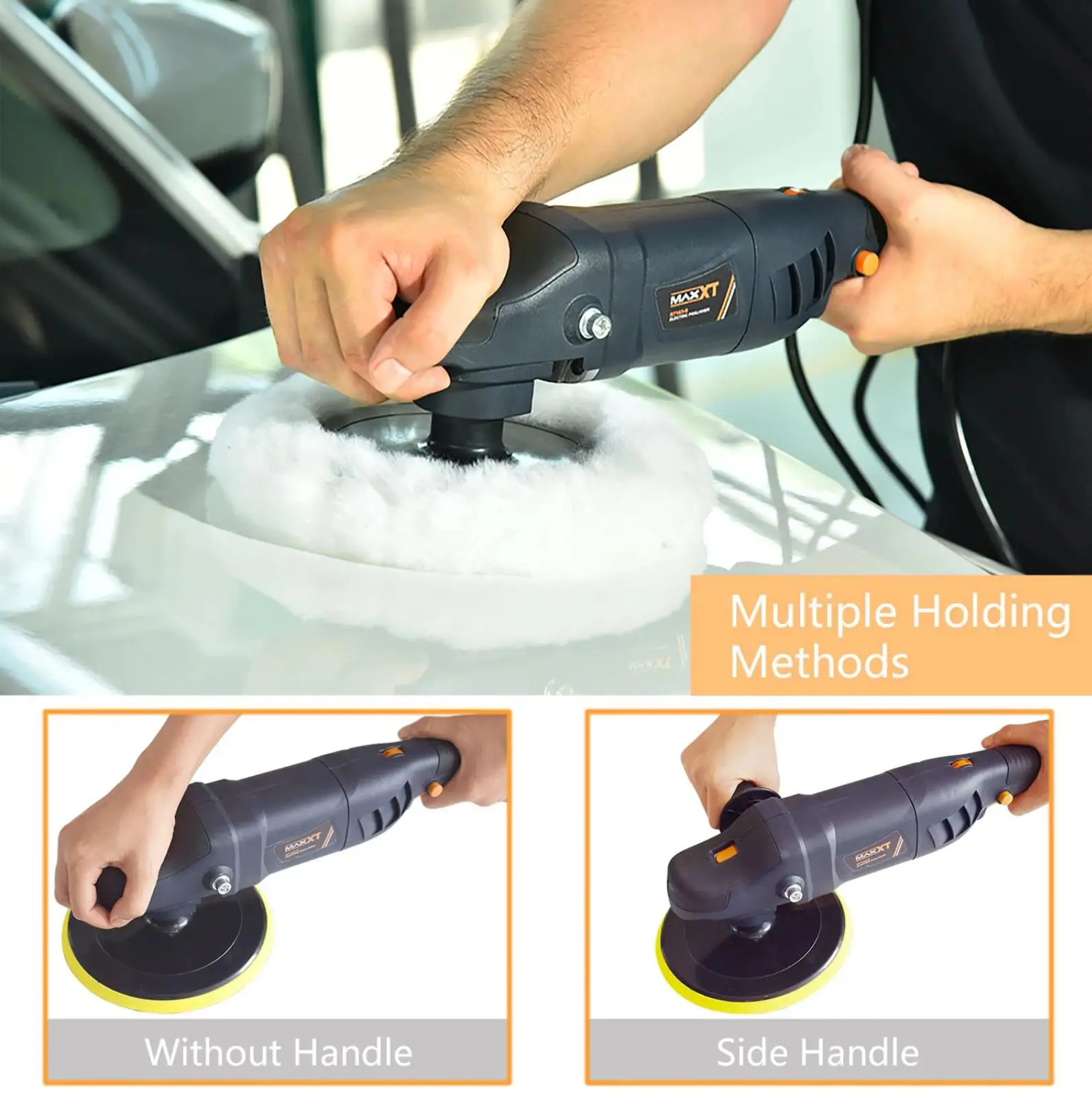 700W Car Polishing Machine DA 6inch 21mm Orbit Dual Action Auto Polisher Variable Speed Sander ing Waxing Machine