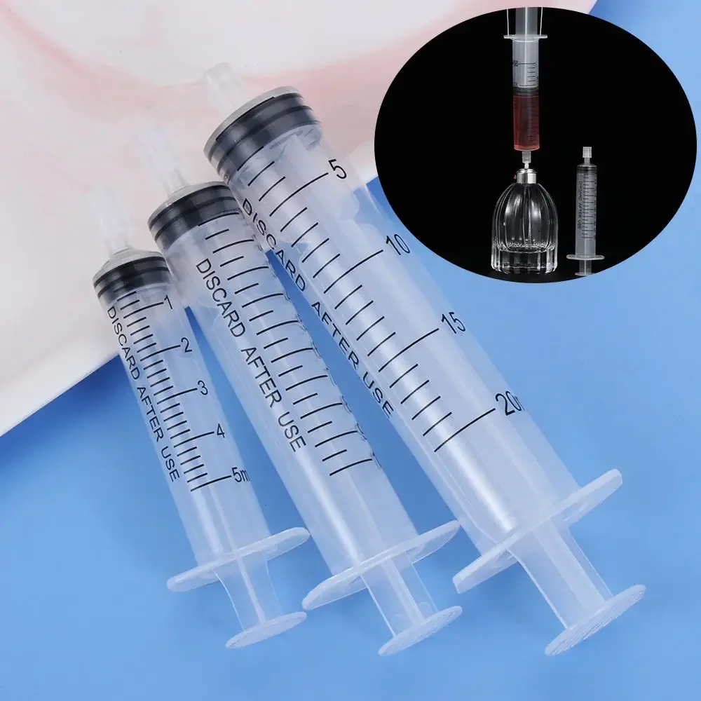 Spray Bottle 5/10/20ml Fluid Replenishment Nozzle Plastic Syringe Liquid Bottling Dispenser Pump Perfume Dispenser