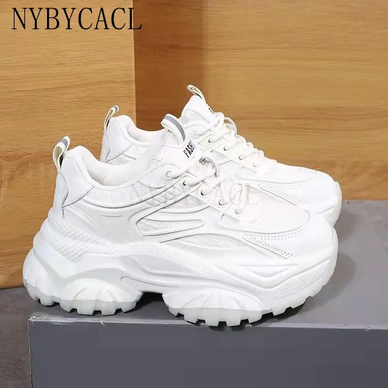 New Women Breathable PU Leather Sneakers Running Flat Shoes Sport Shoes Breathable Casual Shoes Women Chaussure Femme Sapatos