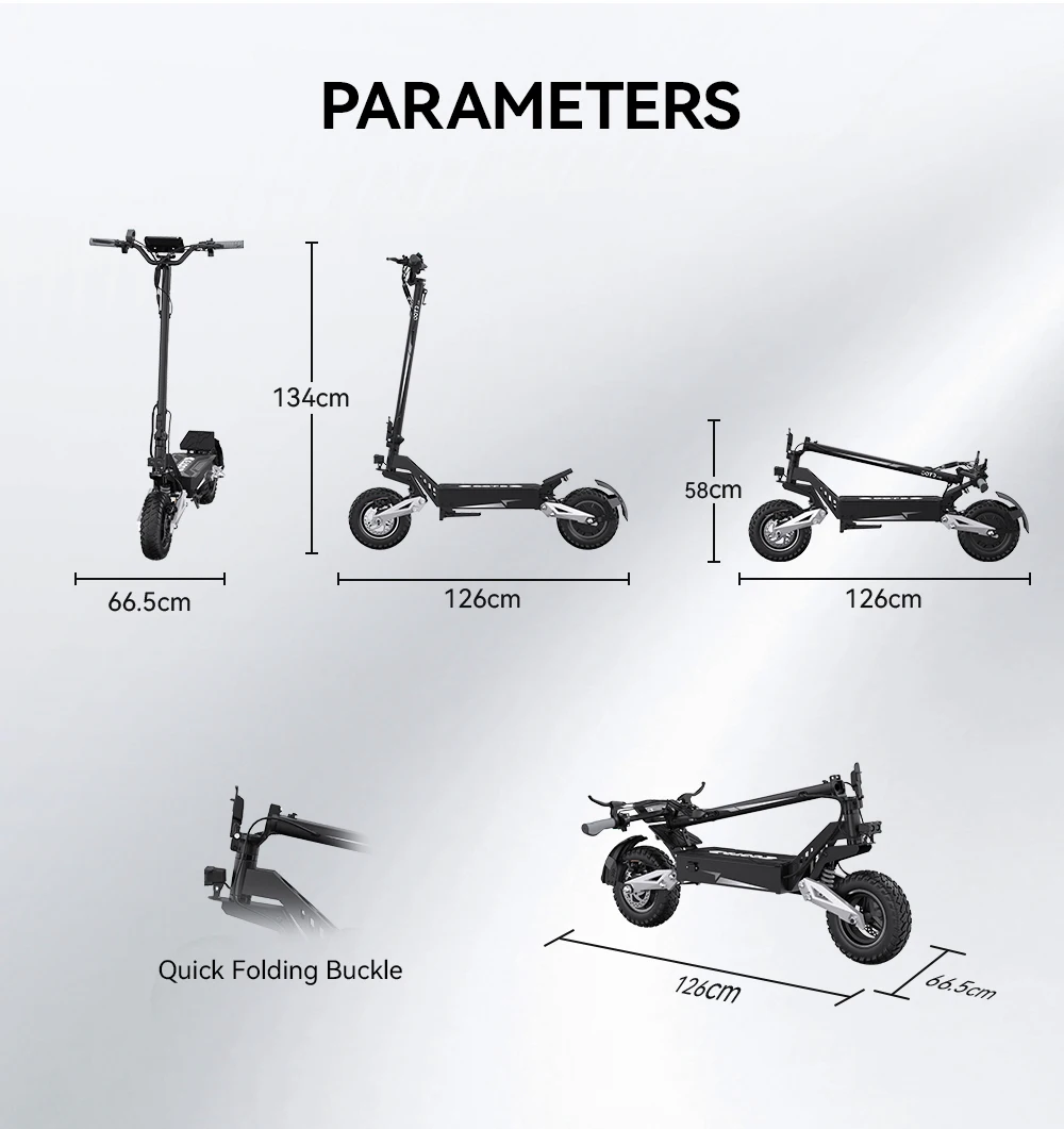 Adult Foldable Electric Scooter – 900W Motor, 18Ah Battery, 45–60KM Long Range, 11-Inch All-Terrain Tires Performance E-Scooter 6
