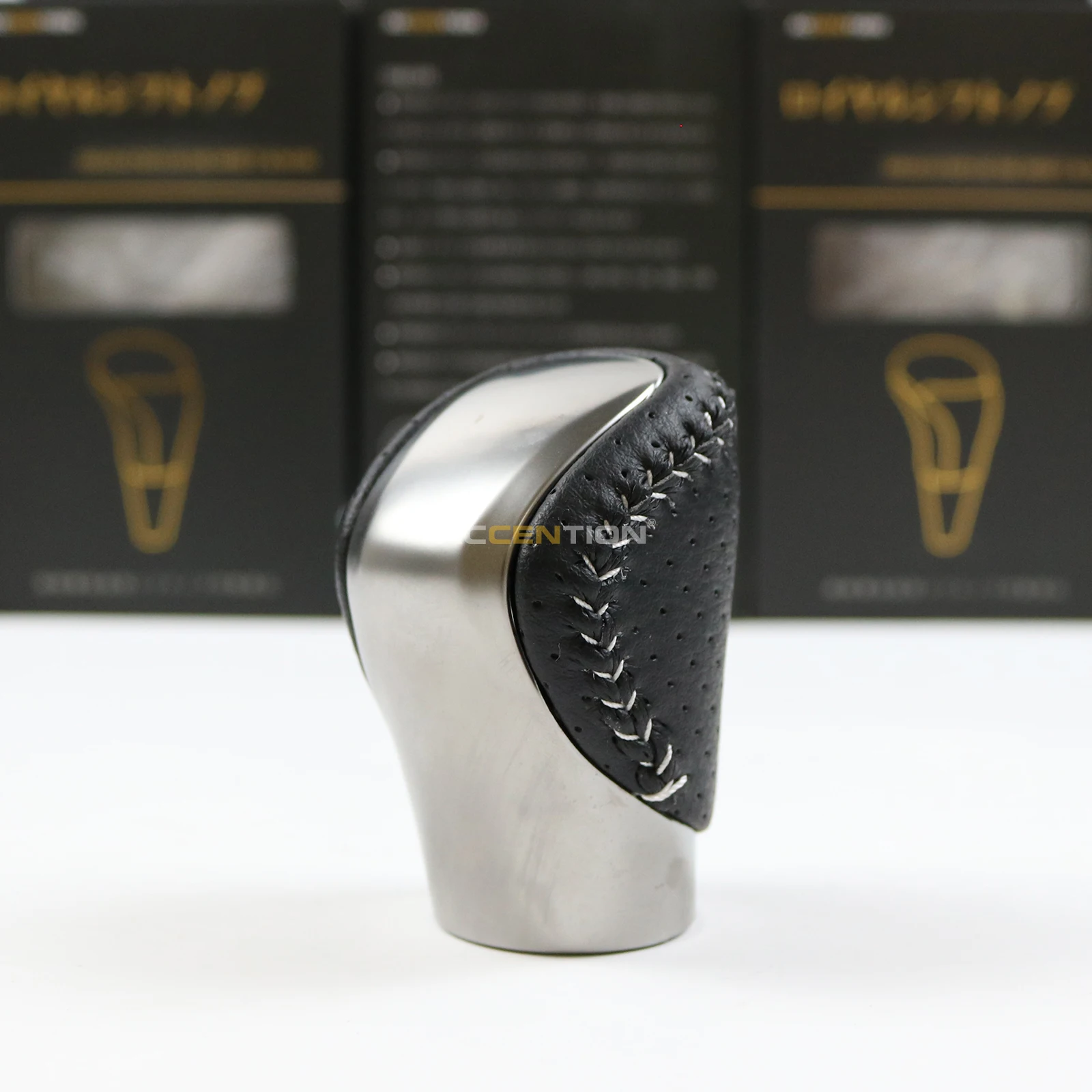 Punched Black Leather Gear Shift Knob For Toyota Lexus Es Gs450h Gx Is