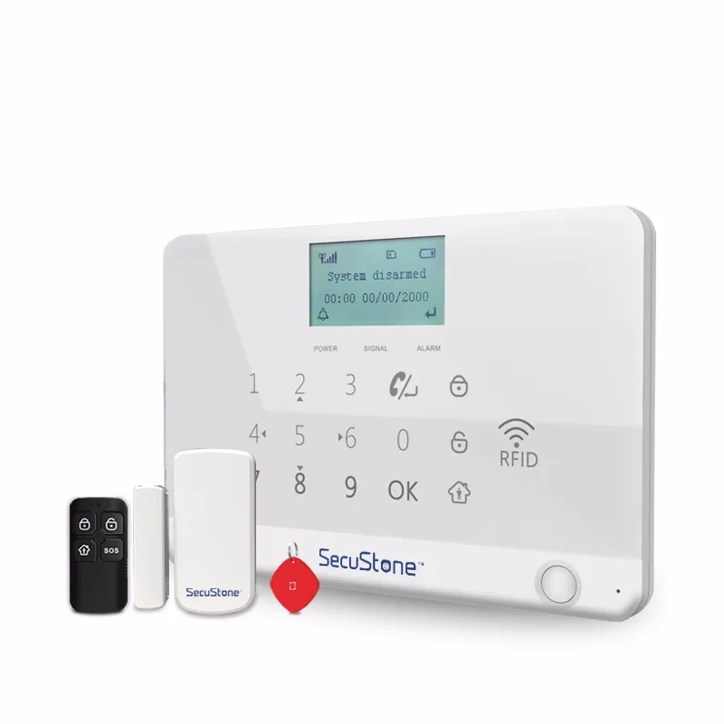 Tuya Security Smart Life 433Mhz 100 Wireless Zones WIFI Alarm System with Smart Phone APP Control