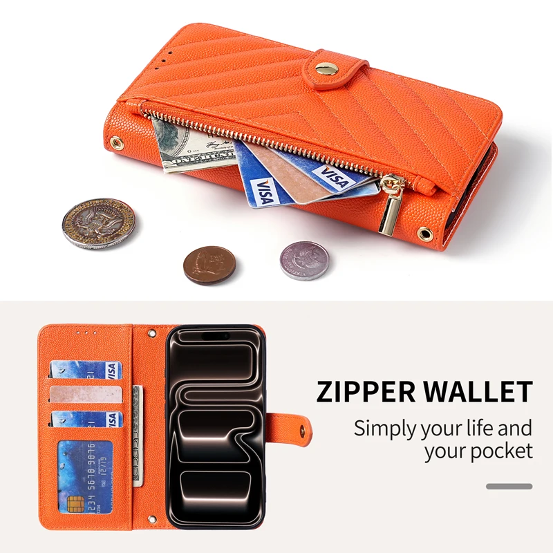 Crossbody Phone Case with Wallet Cover