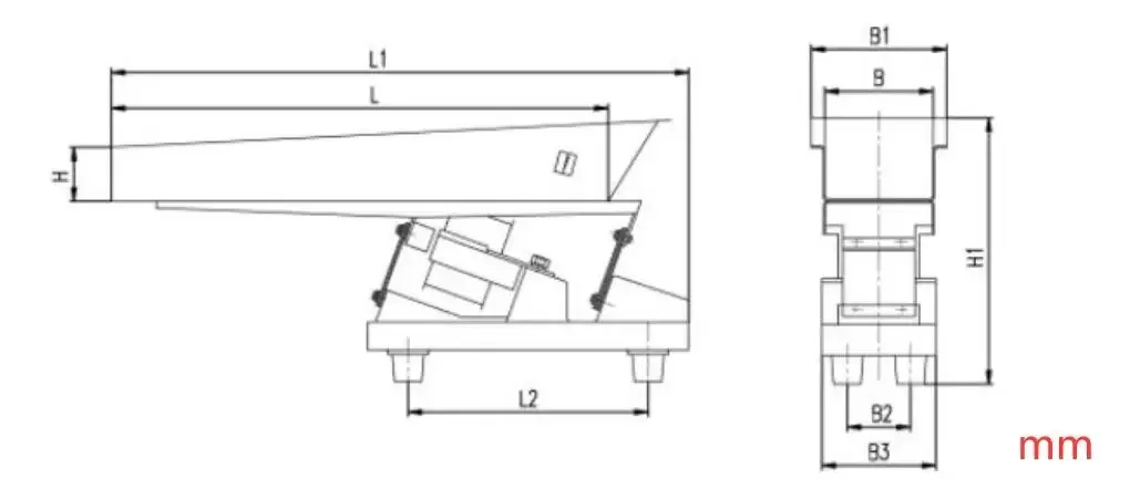 GZV3 Small Electromagnetic Vibrating Feeder Shaking Feeding Machine detail image 2
