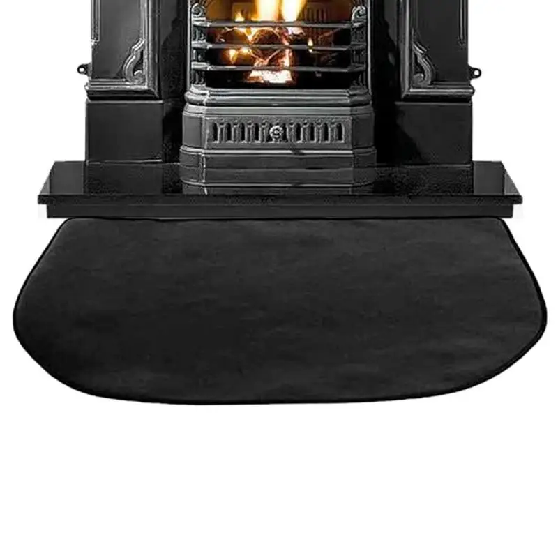 FireproofHearthRugsFireplaceRugHalfRoundFloorRug2Layer