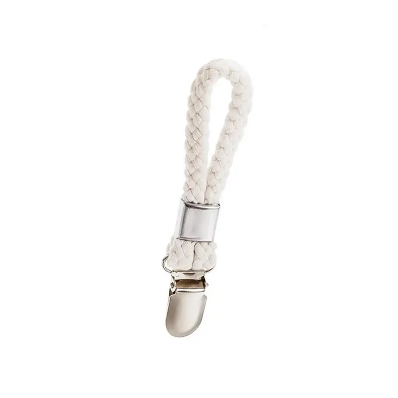 Packs Hanging Tea Towel Clips Towel Hangers Rack Hand Hook Cloth Hanger Holder Brackets Braided Cotton Loop