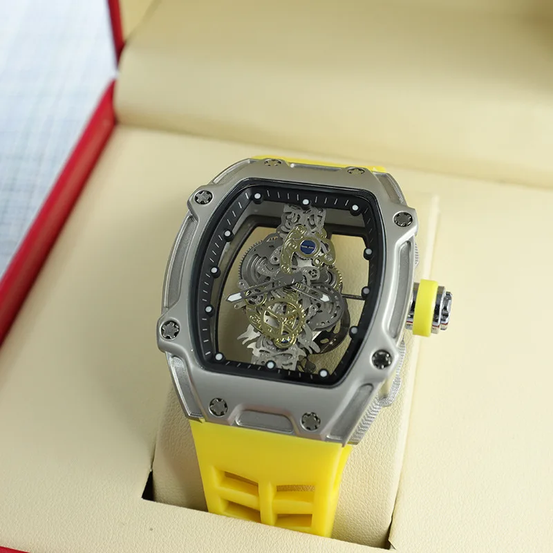 

2024 Richard Men Watches Luxury Trend Quartz Calendar Waterproof Multi Function Fancy Round Watch Stainless Automatic Watch