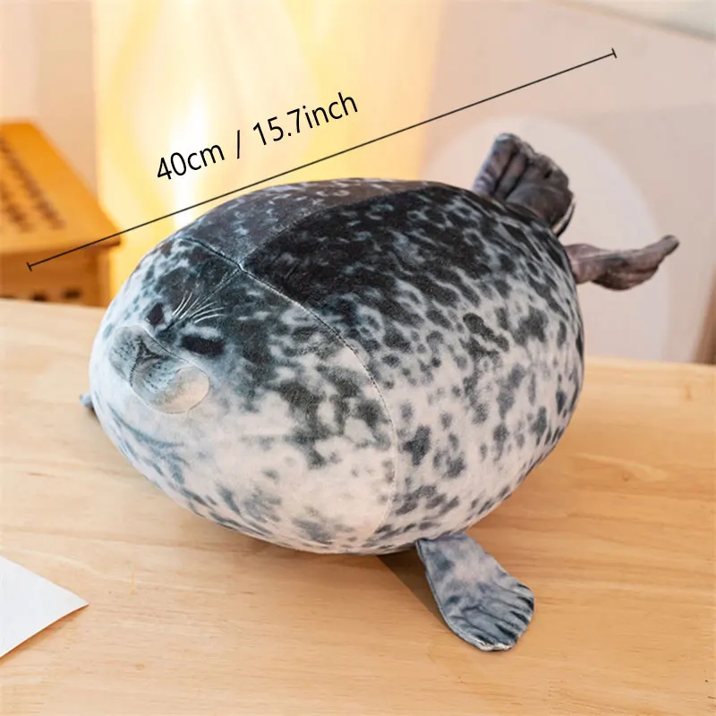 40cm Seal Pillow Stuffed Toys Popular Soft Seal Doll Aquarium Ocean Plush Toys For Children Girls 5